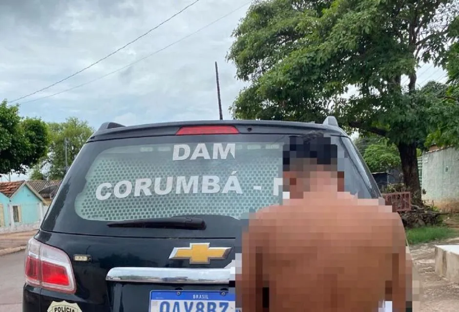 Homem é preso por agredir a ex com pedaço de vidro em Corumbá