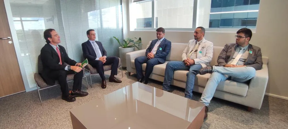 Liderado pelo Presidente da Câmara Flávio Brito, Vereadores de Rio Verde Buscam Recursos para Creches em Reunião com Secretário de Fazenda de MS