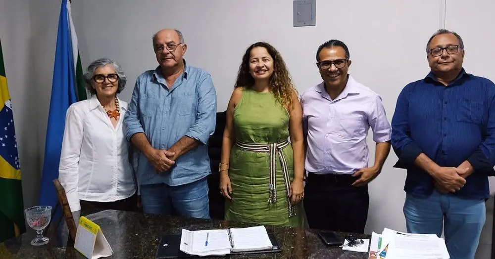 Prefeito de Rio Verde de Mato Grosso e Subsecretária Estadual discutem políticas públicas para idosos