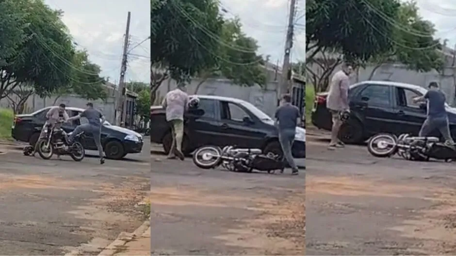 Justiça libera motociclista que deu capacetadas em policial e levou tirou no Aero Rancho