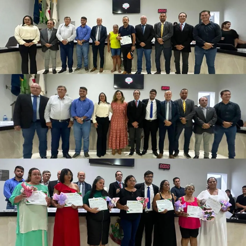 Câmara Municipal reconhece com moções de congratulação servidores públicos que fazem a diferença em Rio Verde