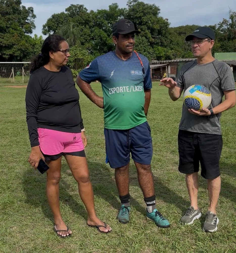 Pedrinho Bambam visita projeto que transforma vidas em Rio Verde de MT