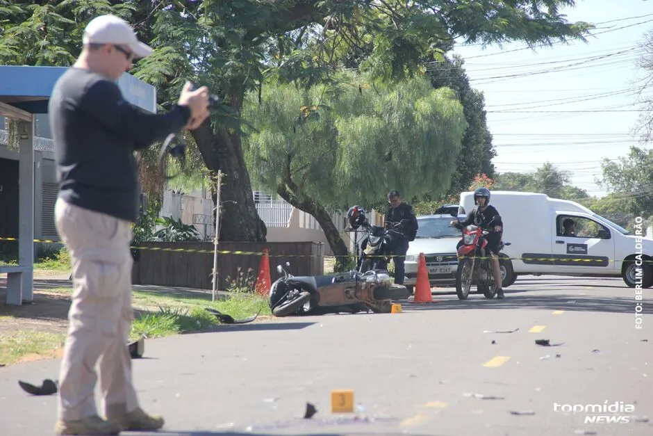 Morre condutora de Biz envolvida em acidente no Tiradentes; filha que estava na garupa perdeu o filho